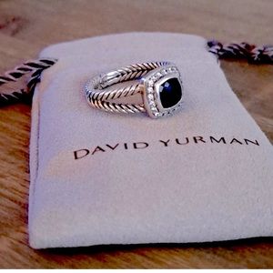 David  Yurman onyx ring 5.5 RARE